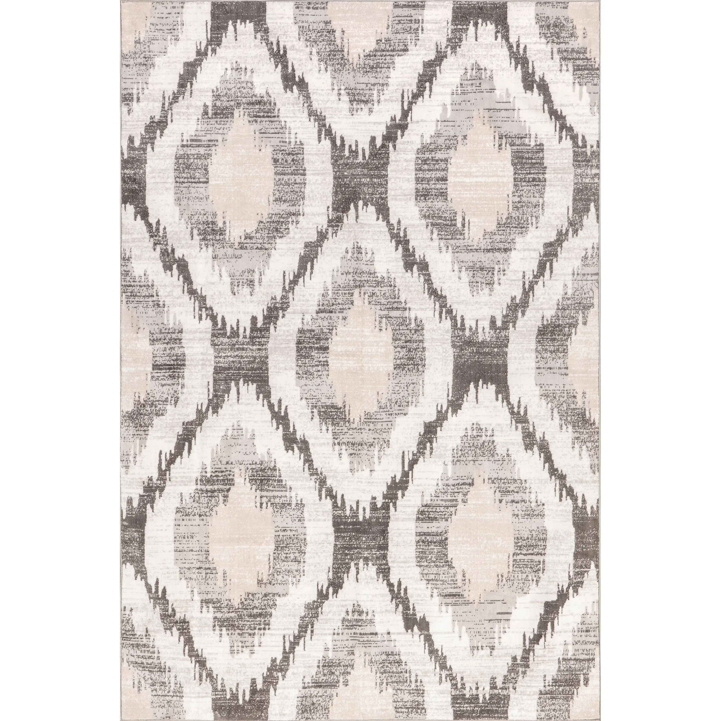 nuLOOM Eliise Faded Trellis Machine Washable Area Rug