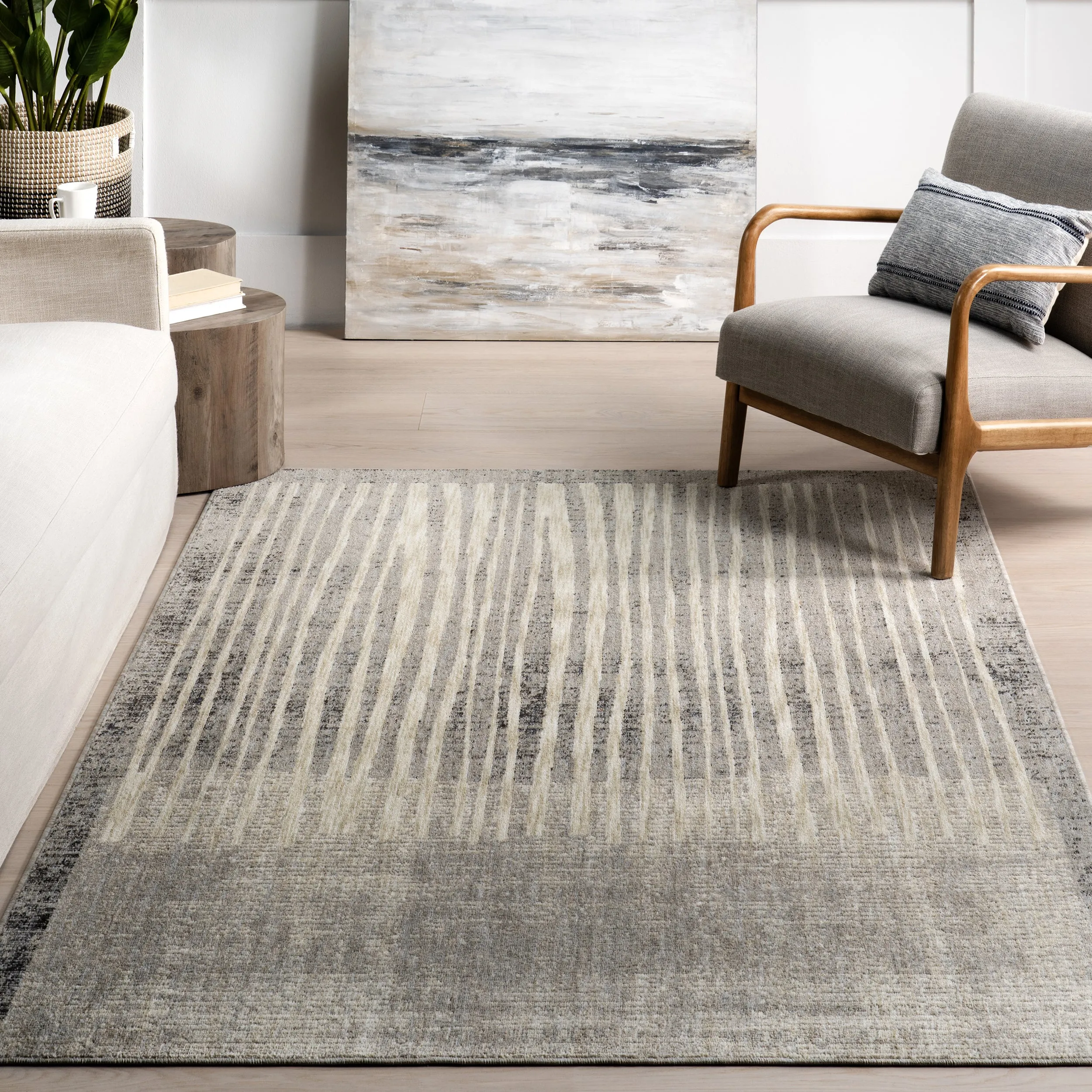 nuLOOM Emely Modern Striped Area Rug