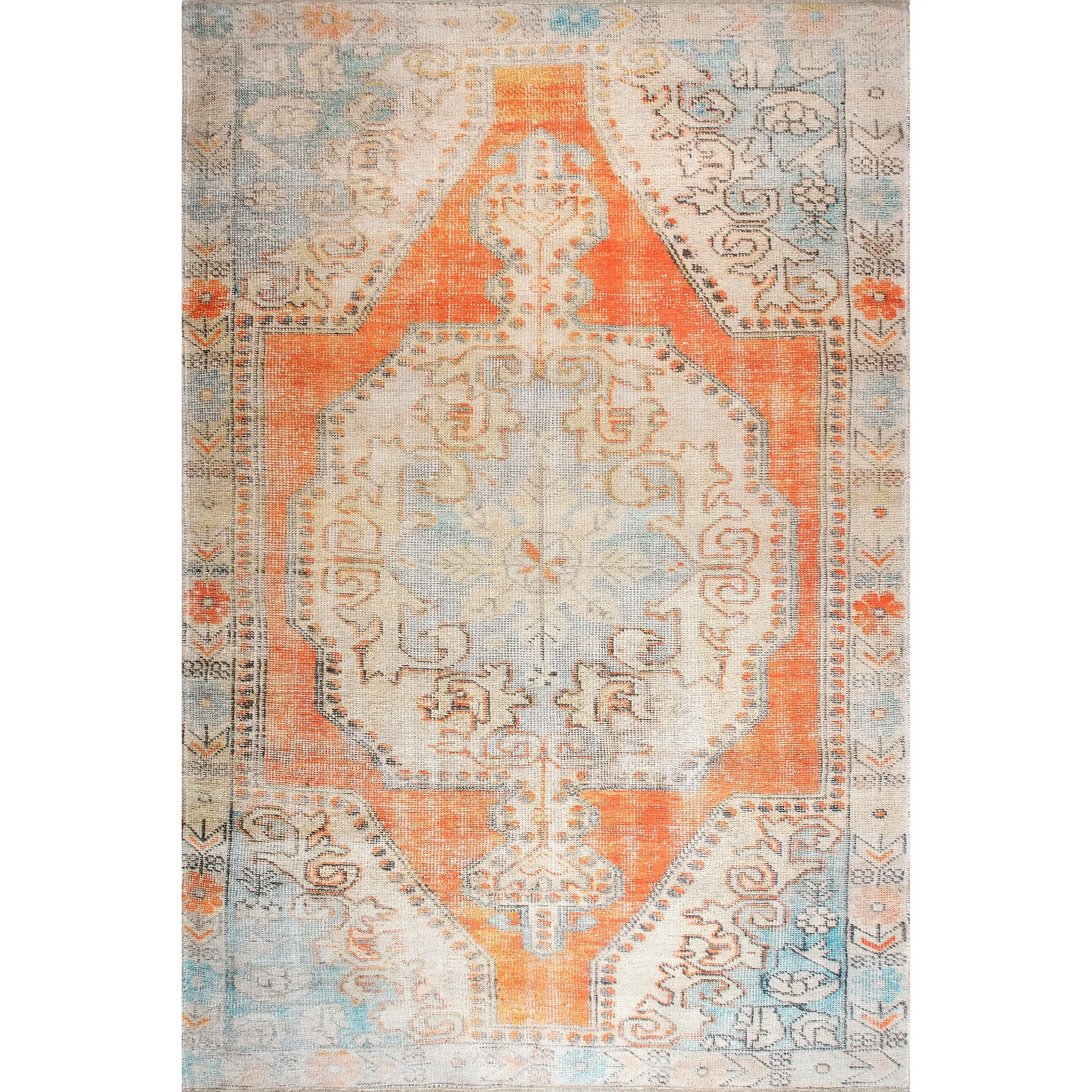 nuLOOM Khloe Printed Snowflake Medallion Flatweave Area Rug