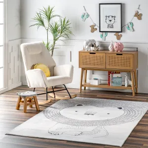 nuLOOM Kinslee Modern Lion Machine Washable Kids Area Rug Area Rugs value picks