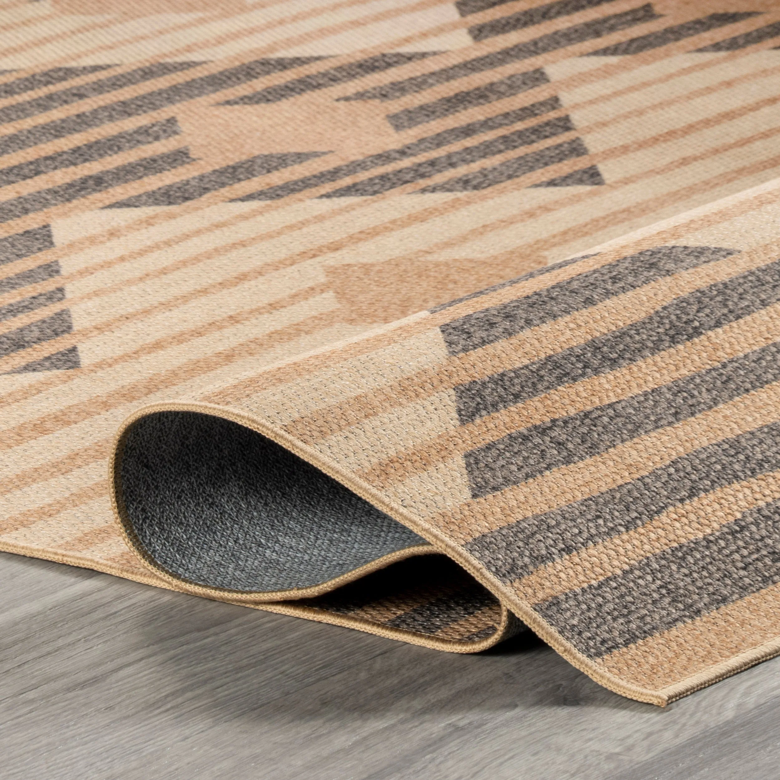 nuLOOM Nautical Striped Easy-Jute Machine Washable Area Rug