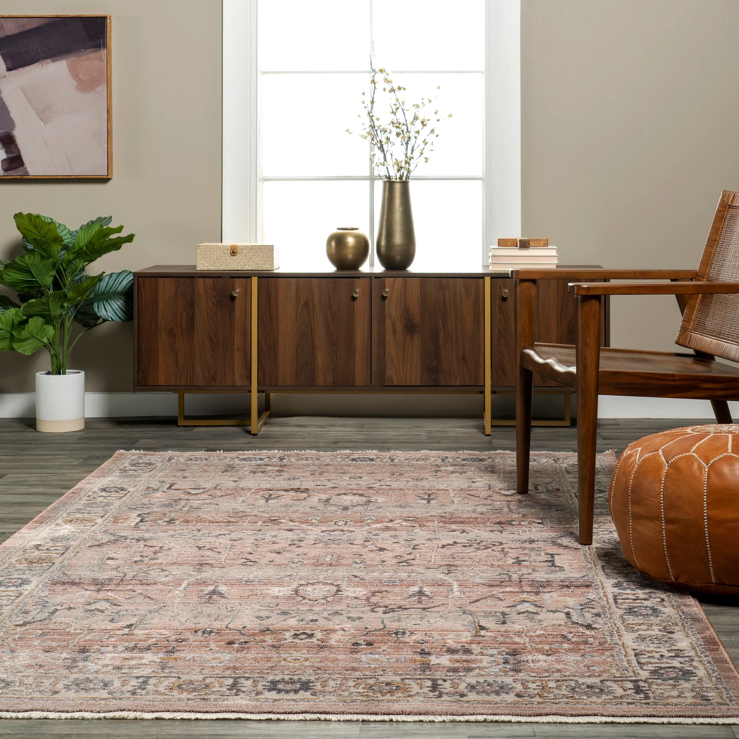 nuLOOM Sorsha Persian Traditional Fringe Area Rug