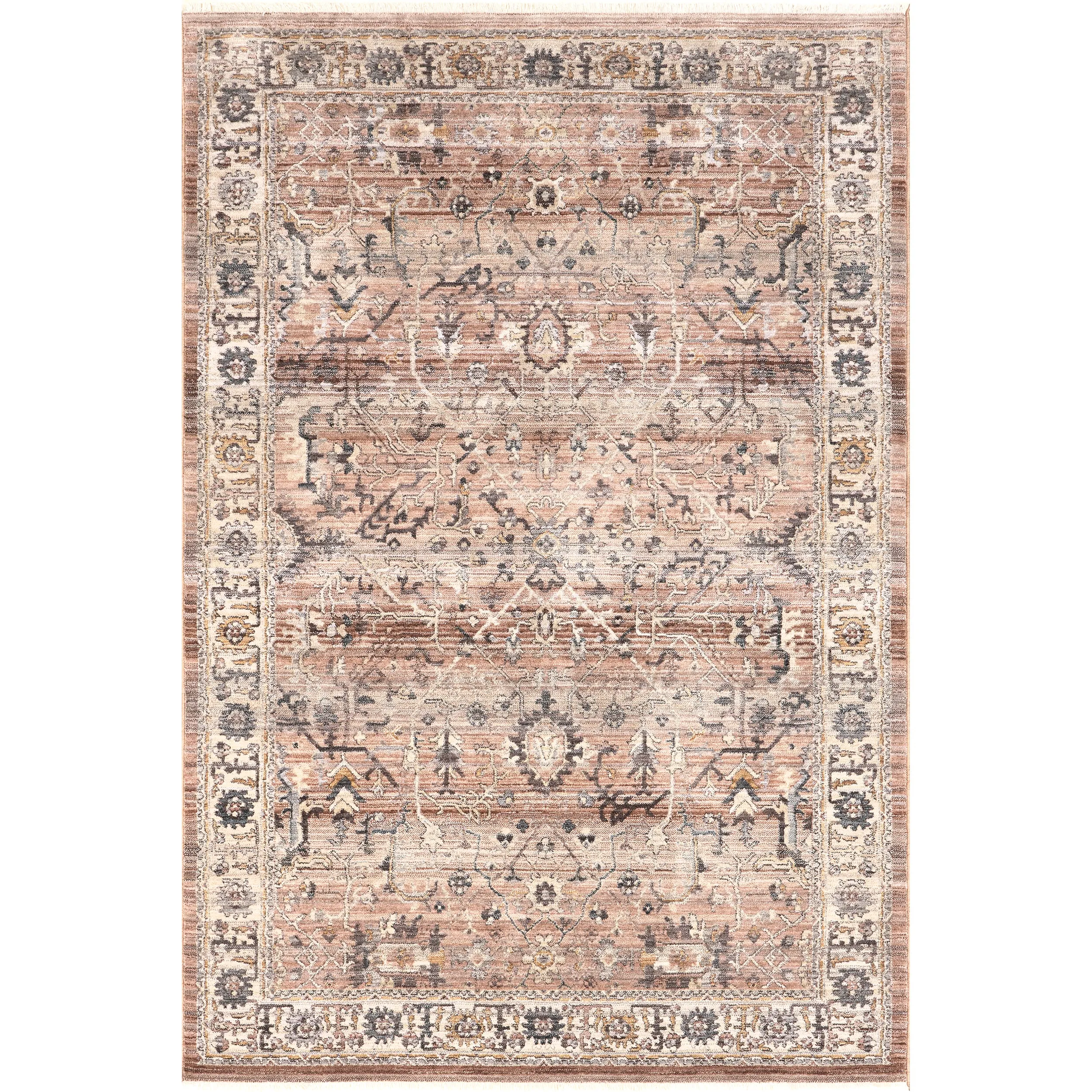 nuLOOM Sorsha Persian Traditional Fringe Area Rug