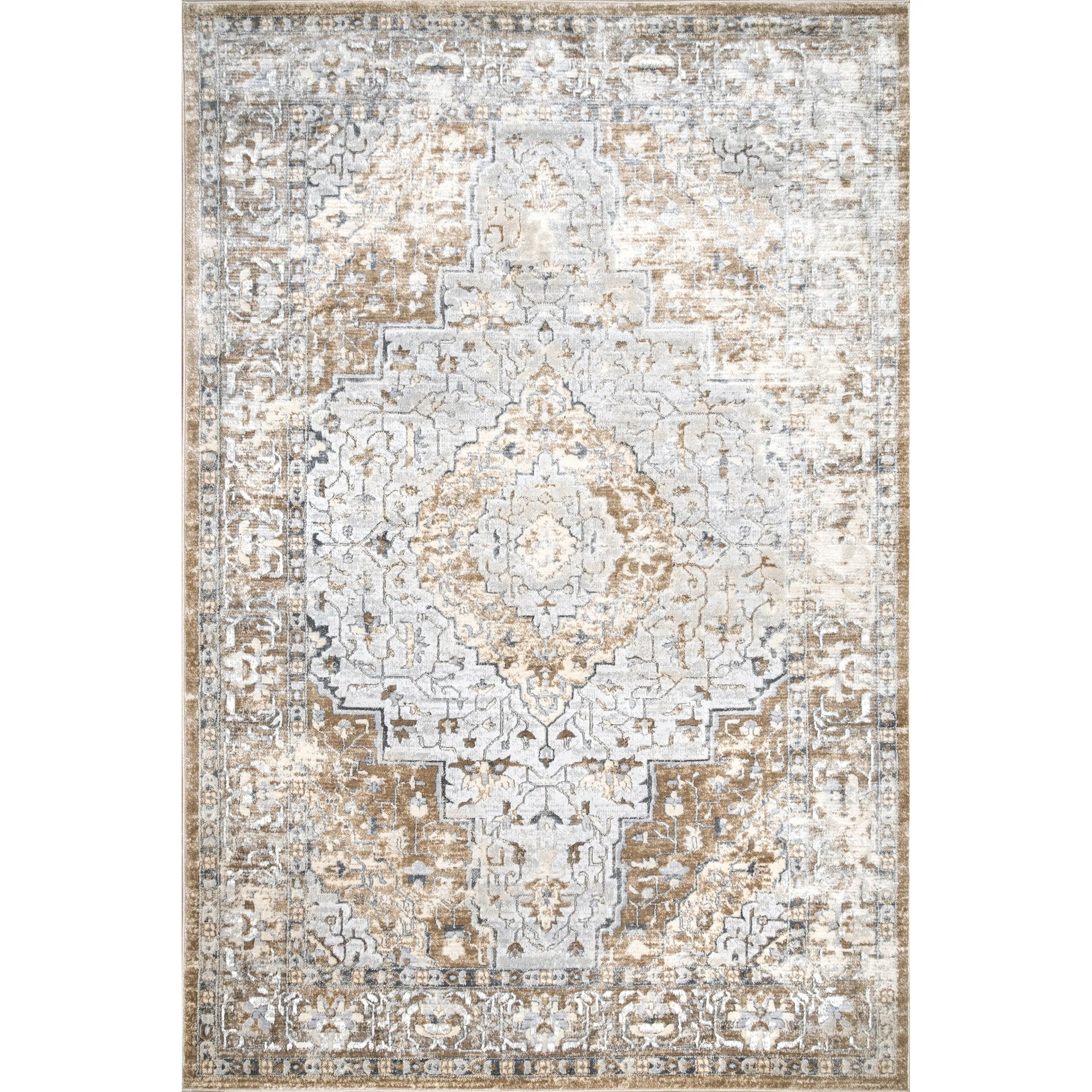 nuLOOM Vintage Medallion Thea Area Rug