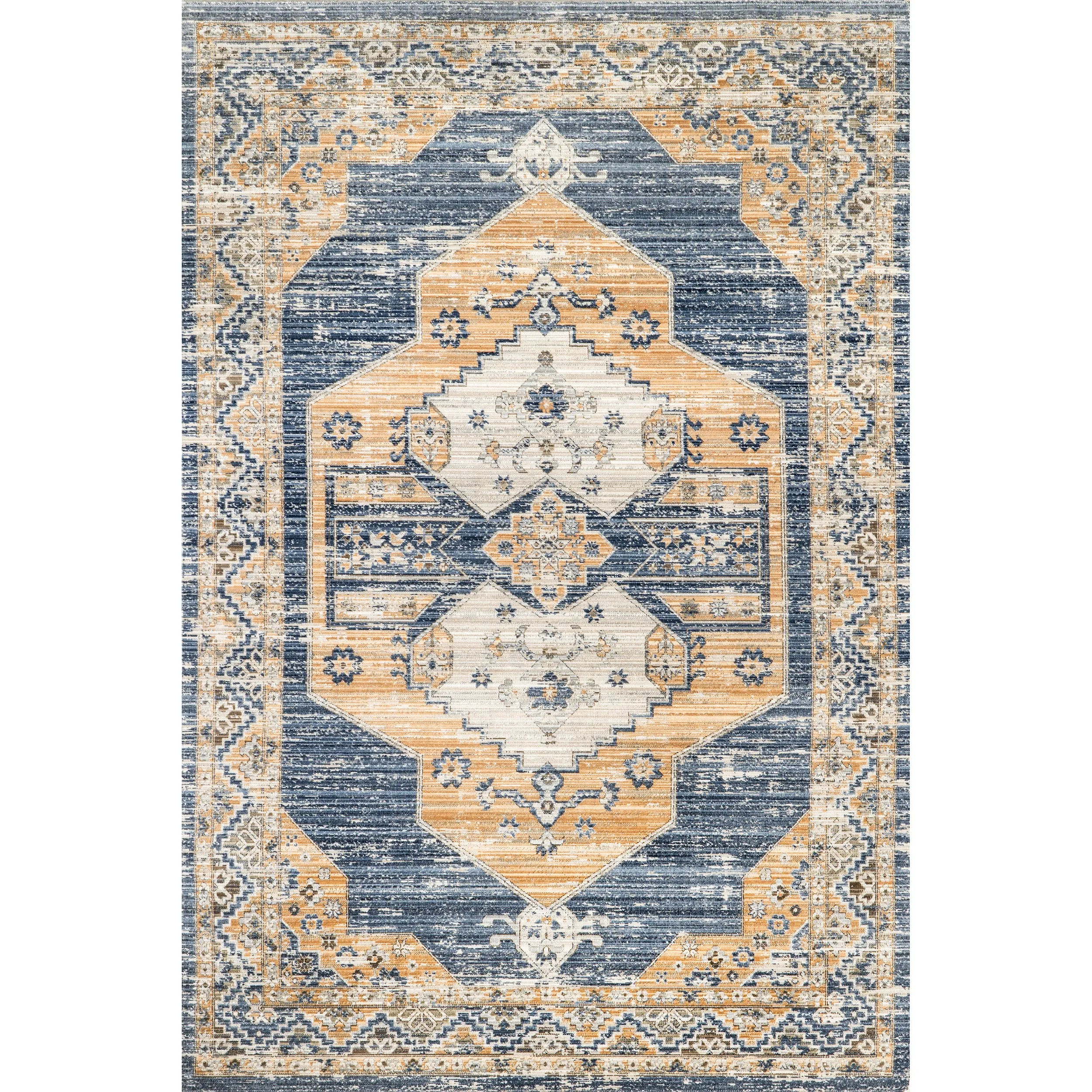 nuLOOM Zazie Traditional Machine Washable Indoor/Outdoor Area Rug