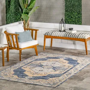 nuLOOM Zazie Traditional Machine Washable Indoor/Outdoor Area Rug Area Rugs value picks