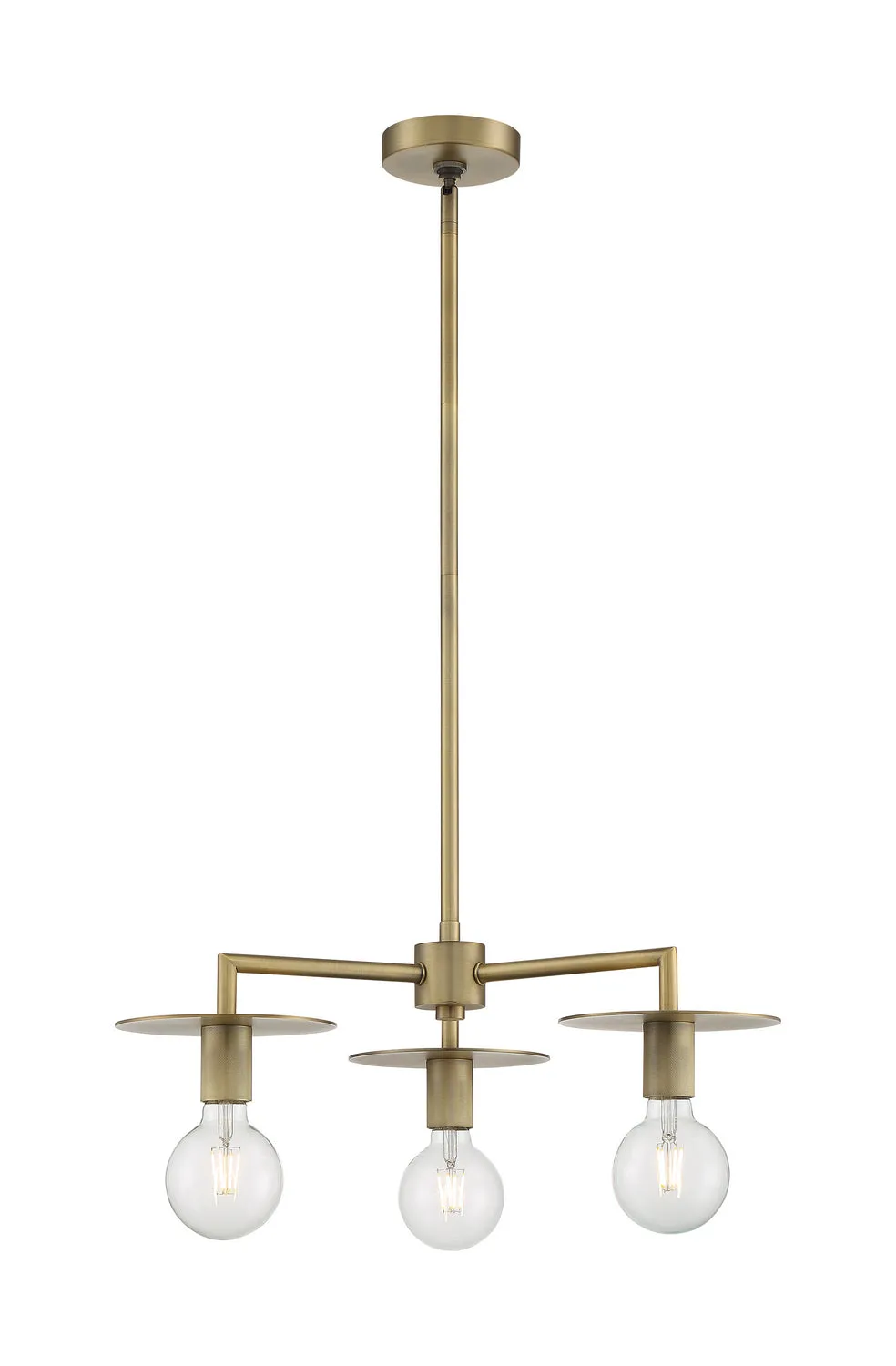 Nuvo Bizet 60-7243 Chandelier Light - Vintage Brass Chandeliers Lighting best seller