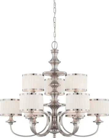 Nuvo Candice 60-4739 Chandelier Light - Brushed Nickel Chandeliers Lighting best seller