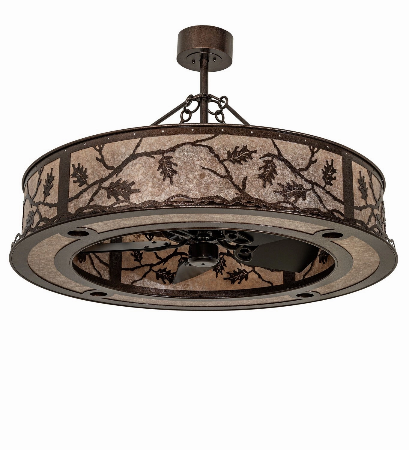 Oak Leaf 12 Light Chandel-Air Copper Vein Large Ceiling Fans online store