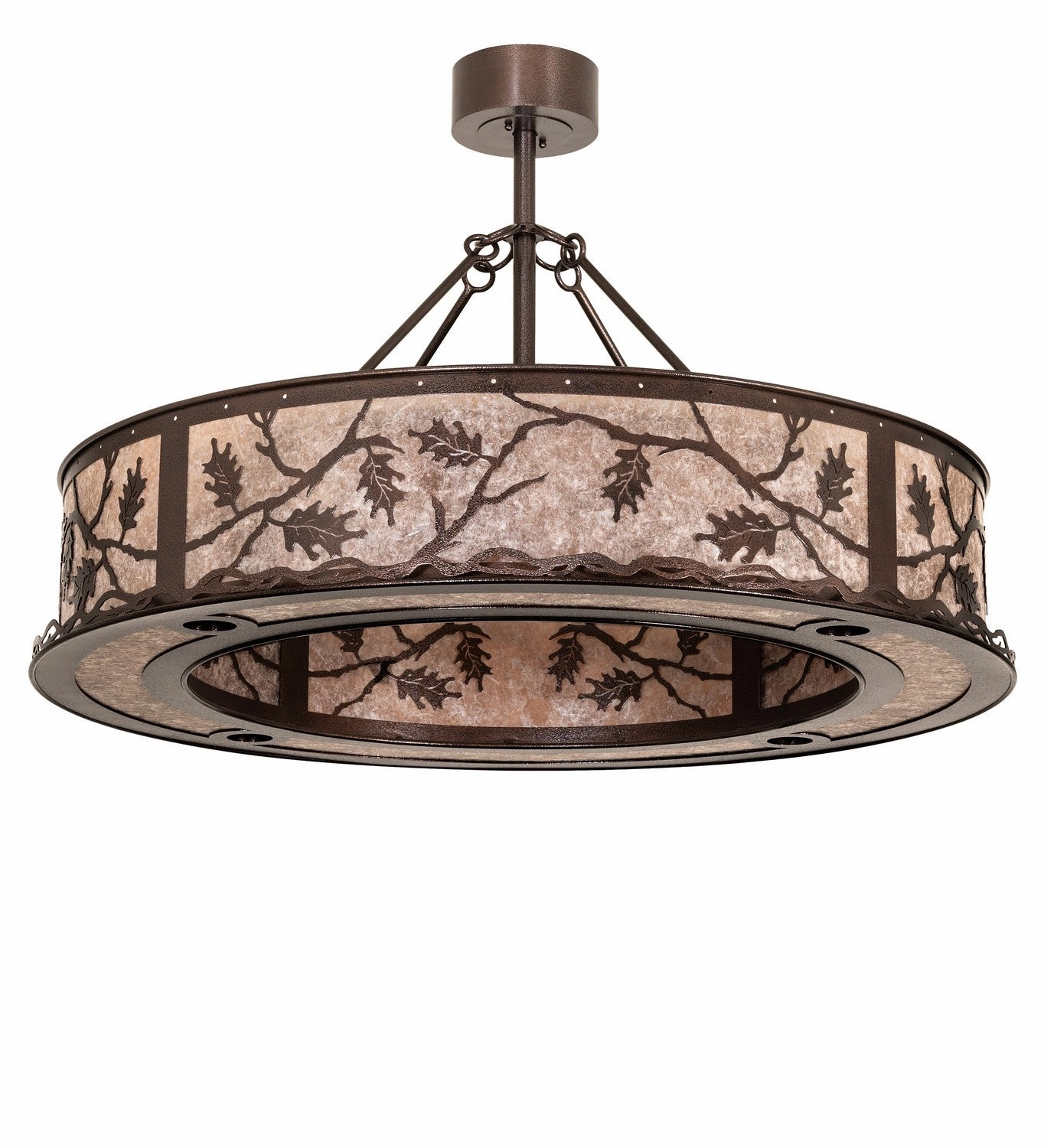 Oak Leaf 12 Light Pendant Copper Vein Fandeliers at discount prices