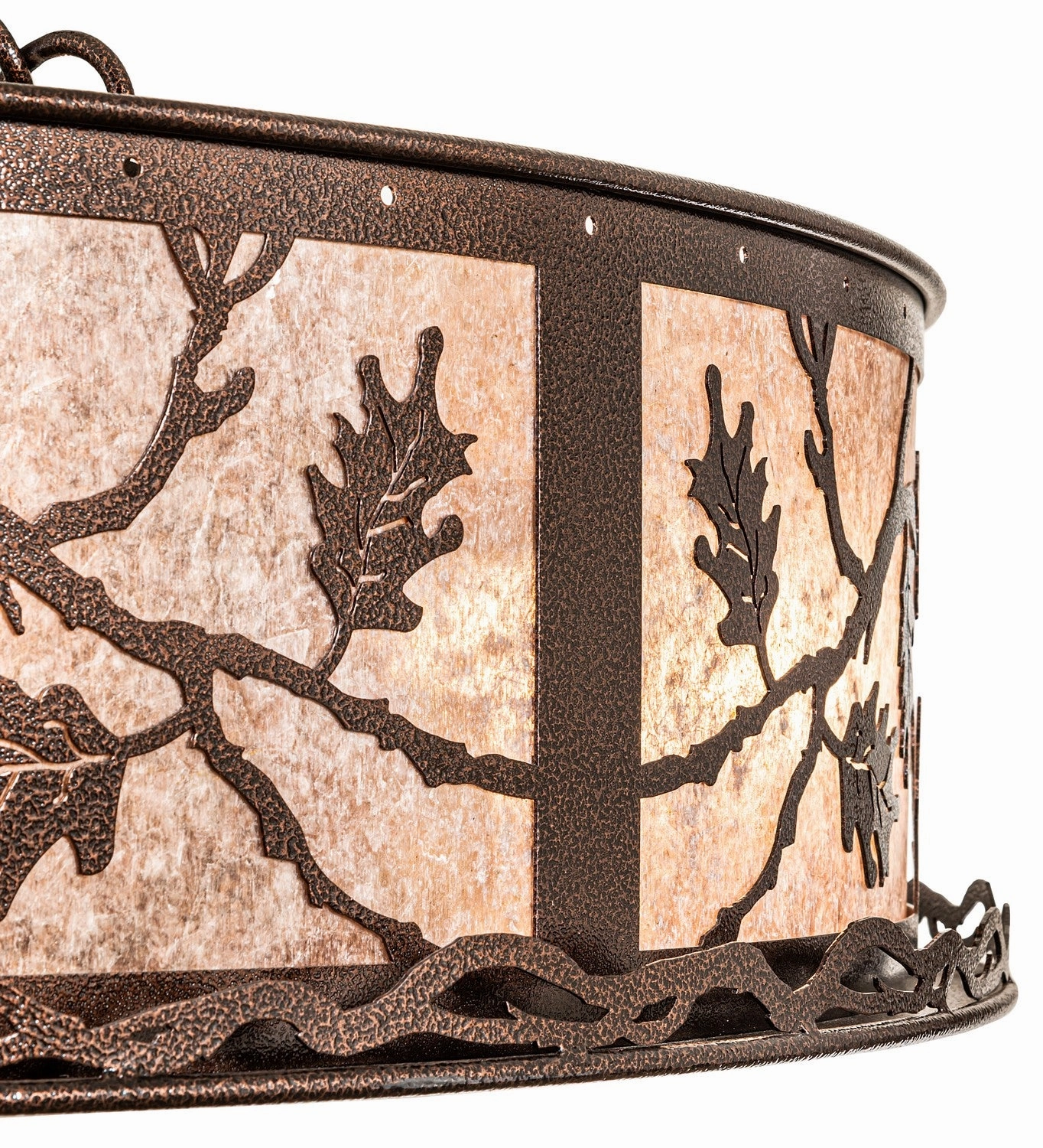 Oak Leaf 12 Light Pendant Copper Vein Fandeliers at discount prices