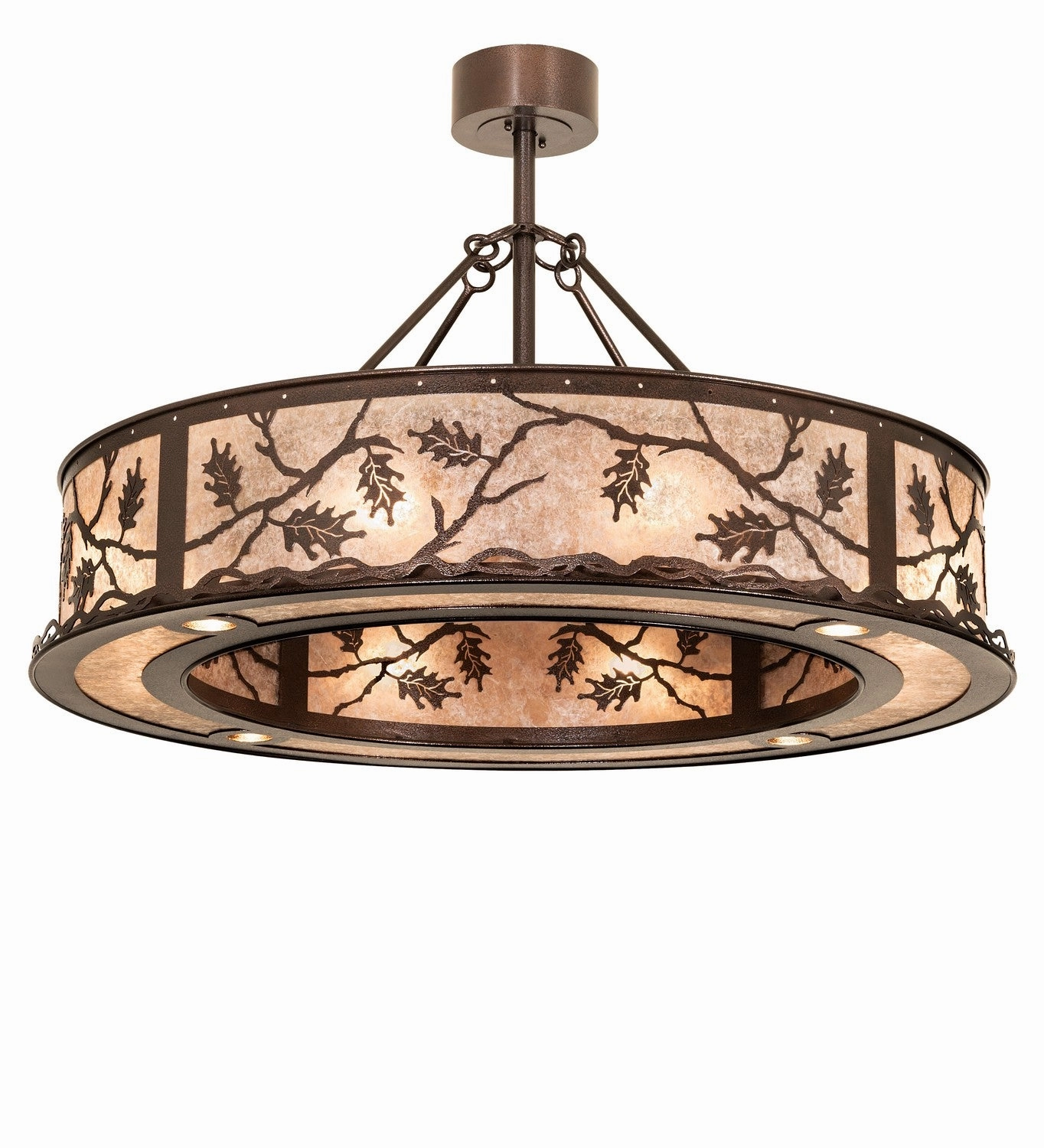 Oak Leaf 12 Light Pendant Copper Vein Fandeliers FANS on sale now