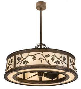 Oak Leaf & Acorn 12 Light Chandel-Air Fandeliers FANS on sale now