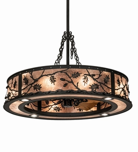 Oak Leaf & Acorn Eight Light Chandel-Air Fandeliers FANS on sale now