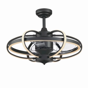 Obvi 22"Ceiling Fan Black Fandeliers FANS on sale now