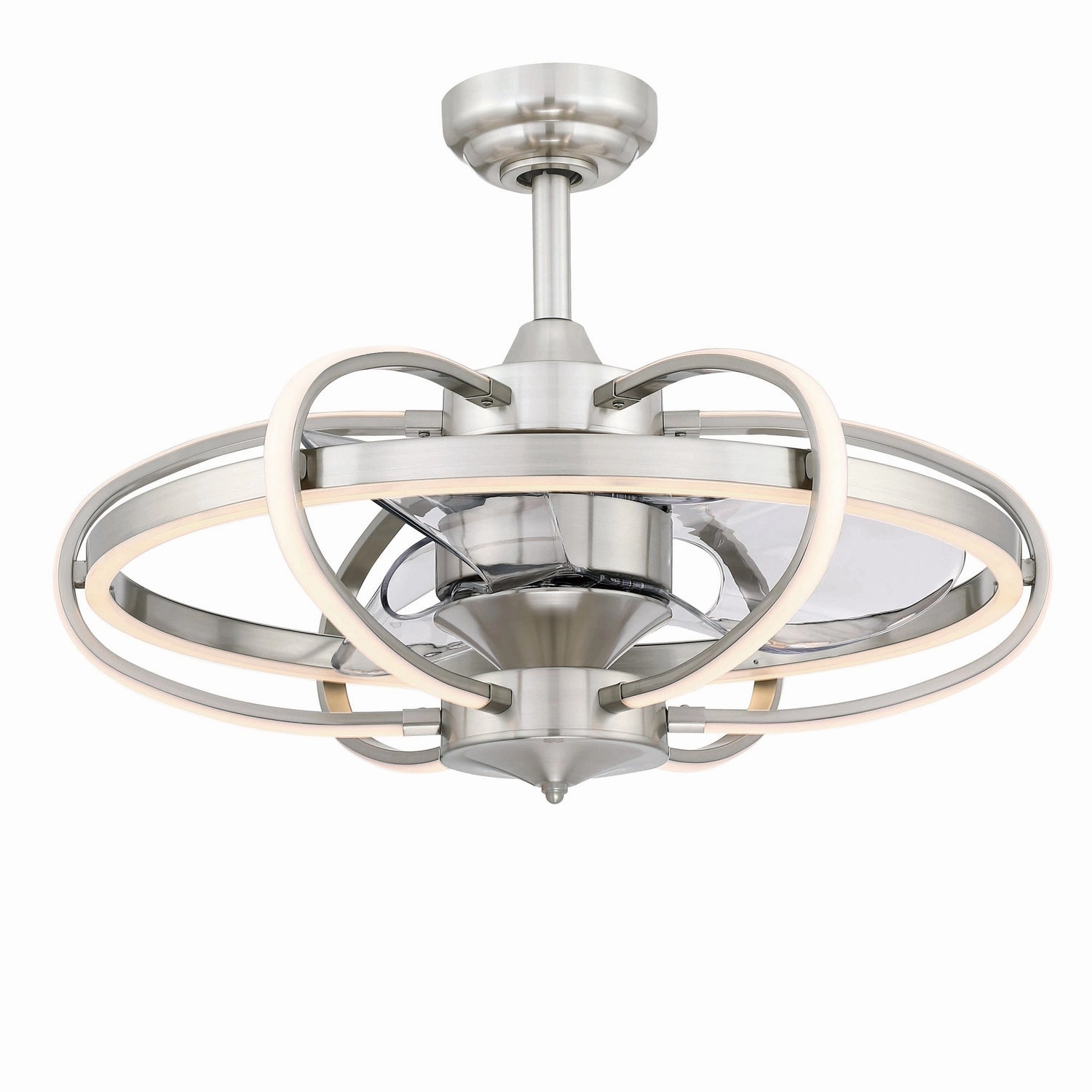 Obvi 22"Ceiling Fan Brushed Nickel Fandeliers FANS on sale now