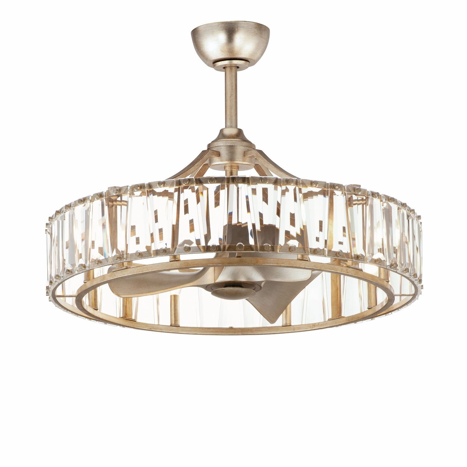 Odeon LED Fandelight Golden Silver Fandeliers FANS on sale now