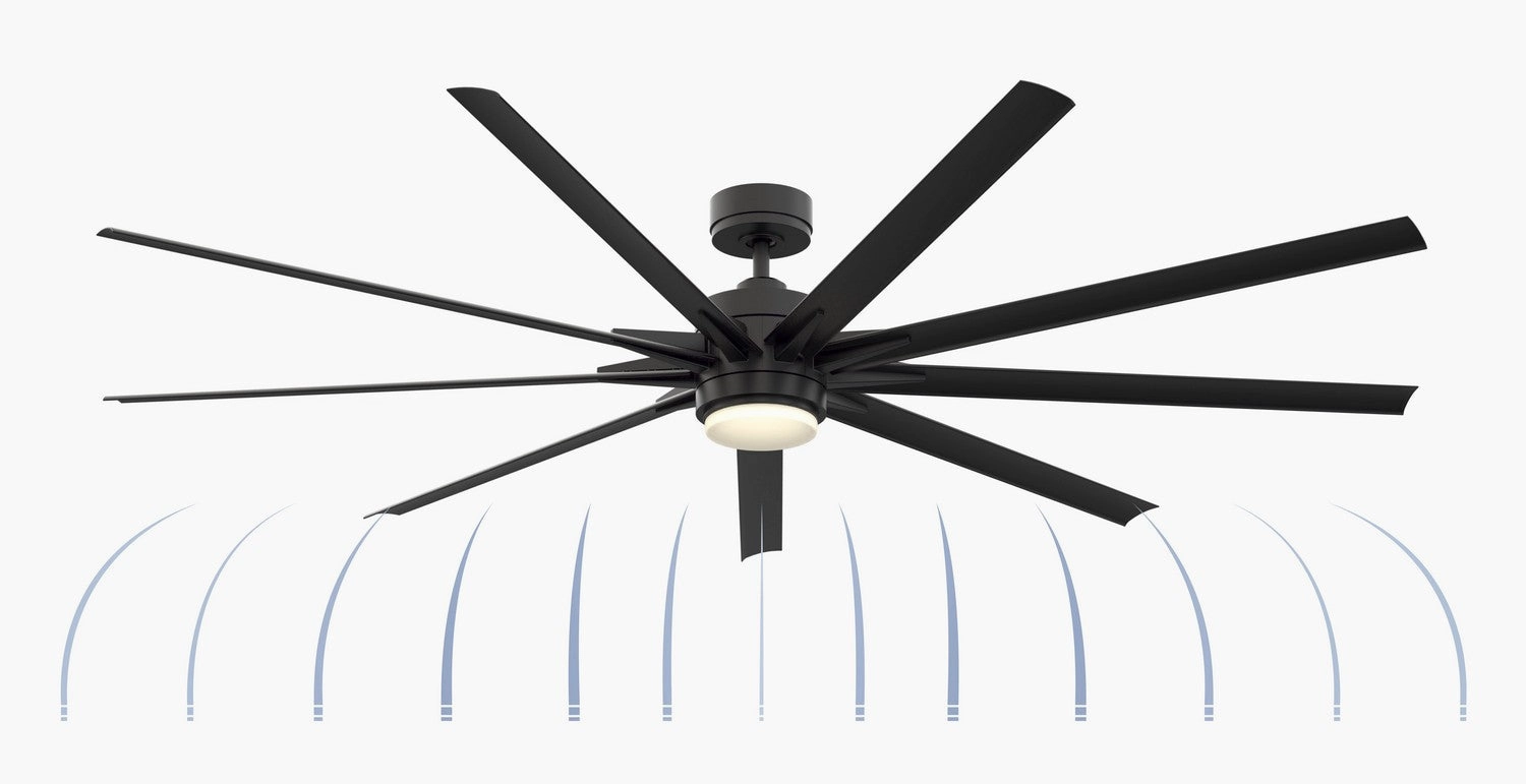 Odyn 84 84"Ceiling Fan Black Large Ceiling Fans online store