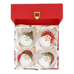 Old St. Nick Assorted Ornaments - Set of 4 Decorative Accessories seasonal sale