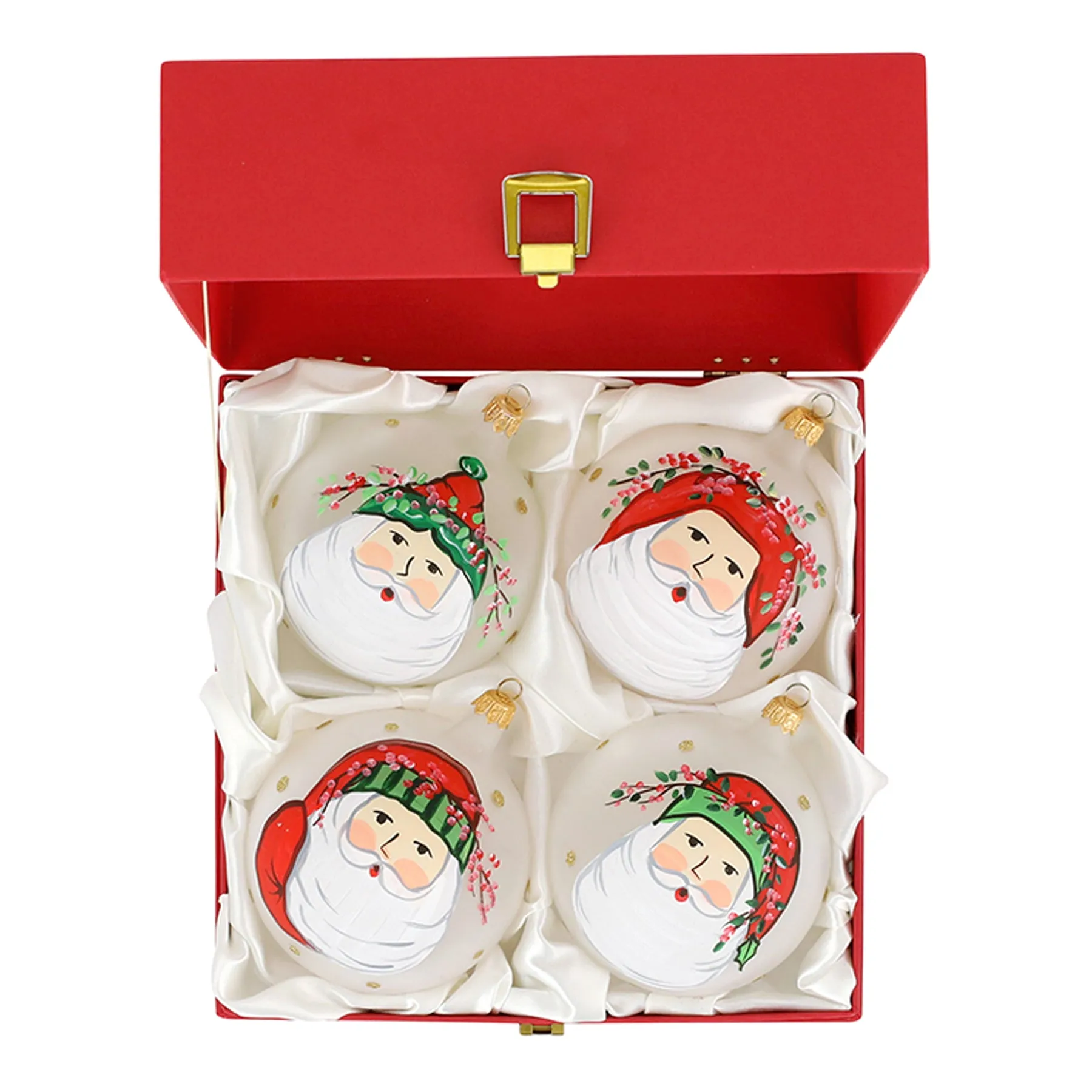 Old St. Nick Assorted Ornaments - Set of 4 Decorative Accessories seasonal sale