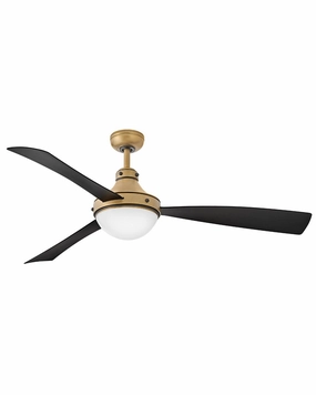 Oliver 62" LED Smart Fan Heritage Brass Exterior Fans FANS clearance sale