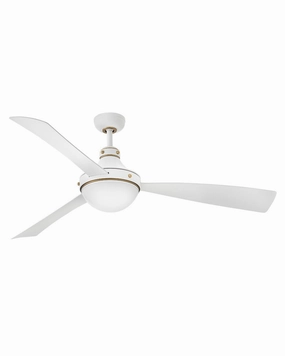 Oliver 62" LED Smart Fan Matte White Exterior Fans FANS clearance sale