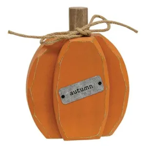 Orange Autumn Pumpkin Chunky Sitter Decorative Accessories value pack