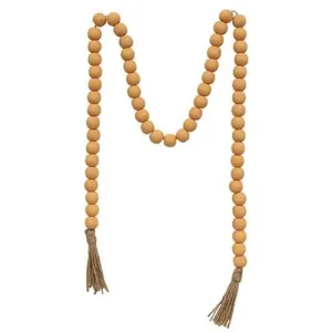 Orange Bead Garland Cheap Holiday Home Decor