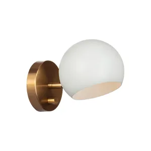Orb 1-Light Wall Sconce Bathroom Lighting trending lights sale