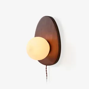 Orba Walnut Plug-in Wall Lamp Lighting for Living Room online