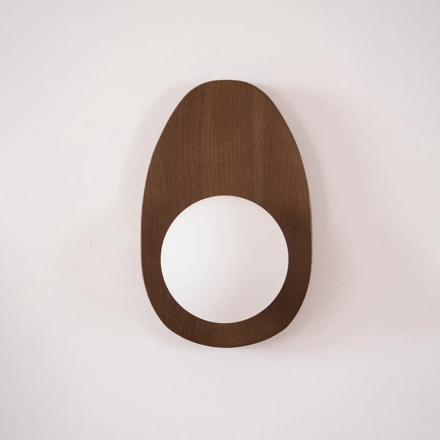 Orba Walnut Wall Lamp