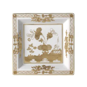 Oriente Italiano Square Vide Poche, Aurum Jewelry Trays Organizer Pack