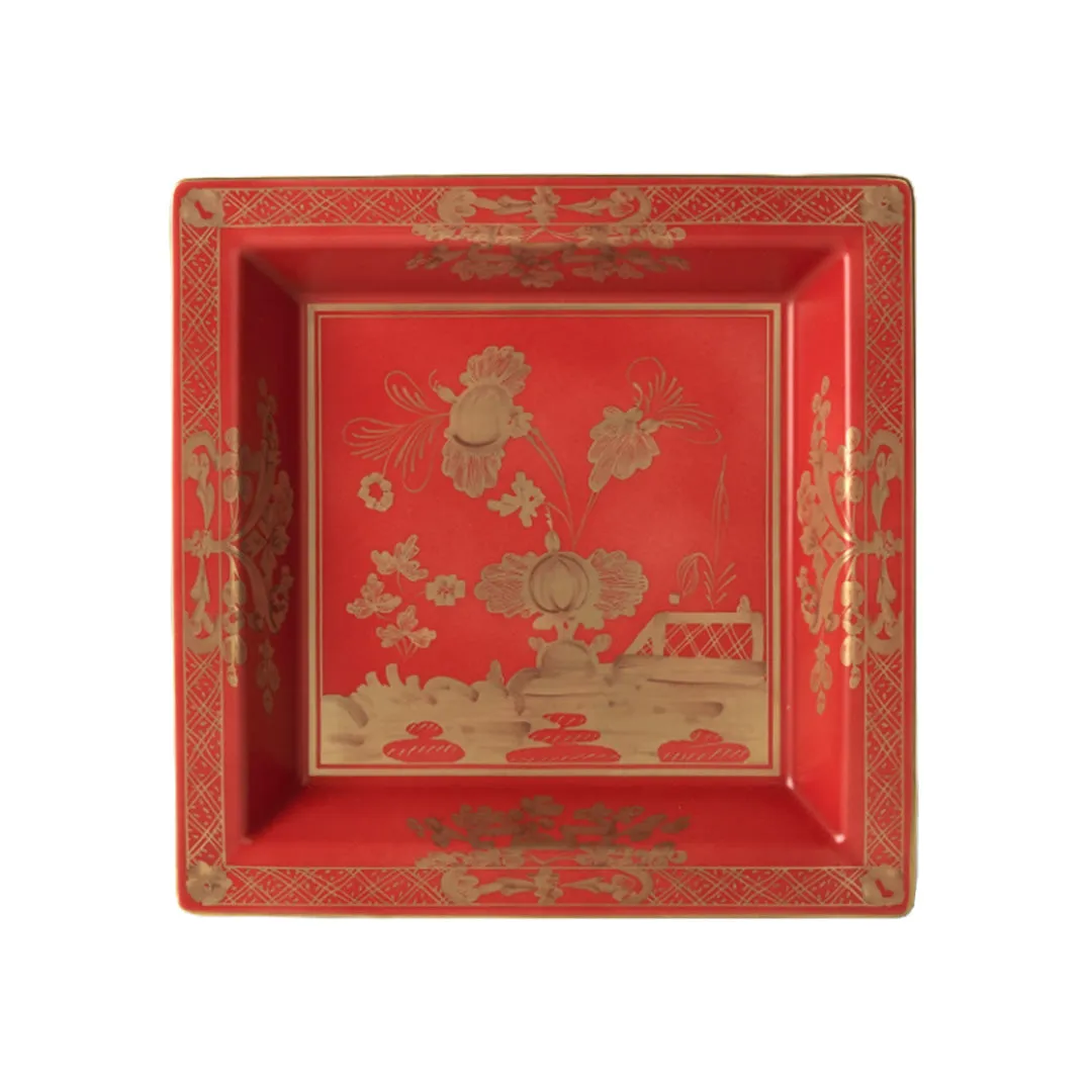Oriente Italiano Square Vide Poche, Rubrum Jewelry Trays Organizer Pack