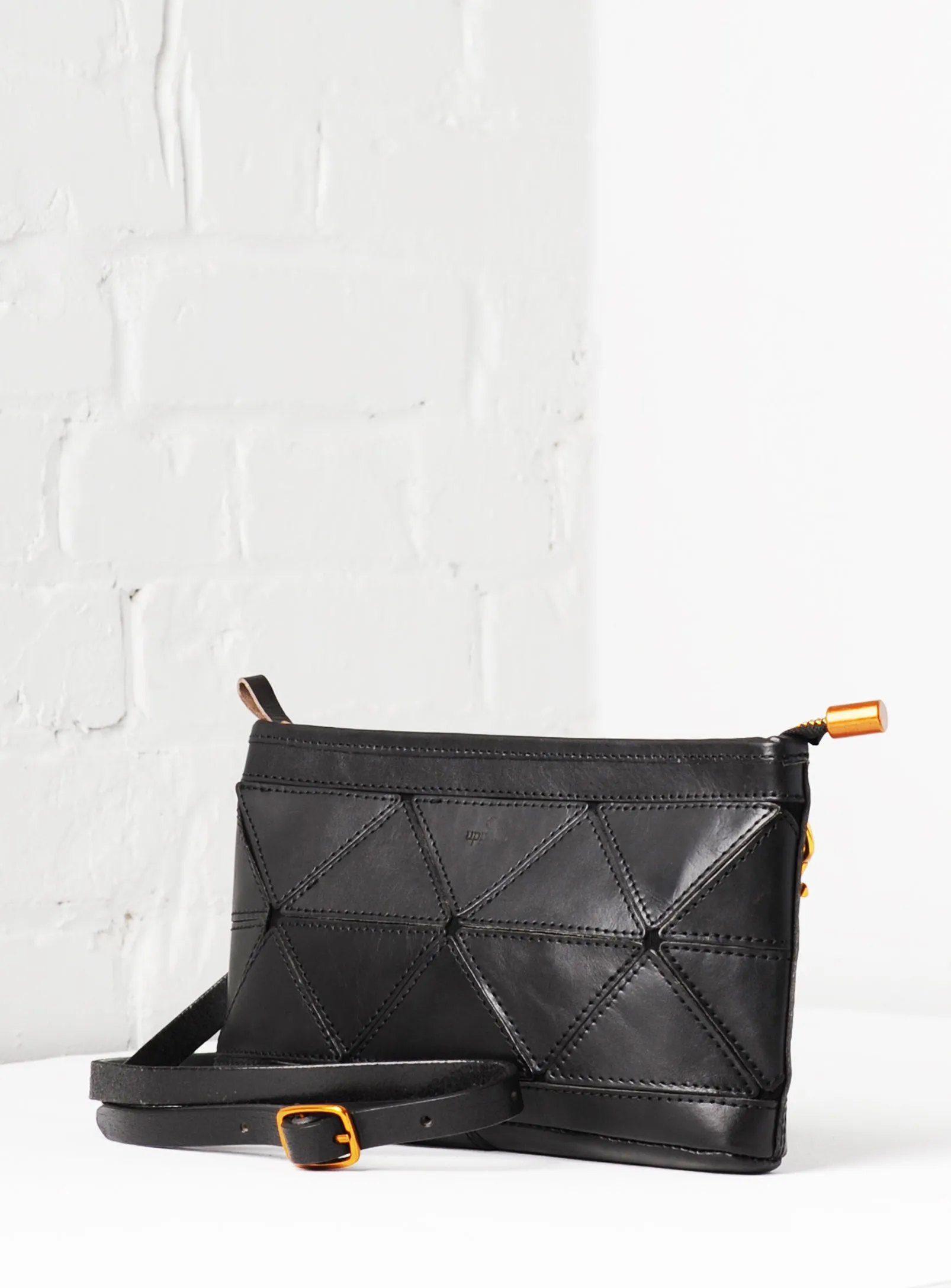 Origami Clutch / Crossbody Bag - Black