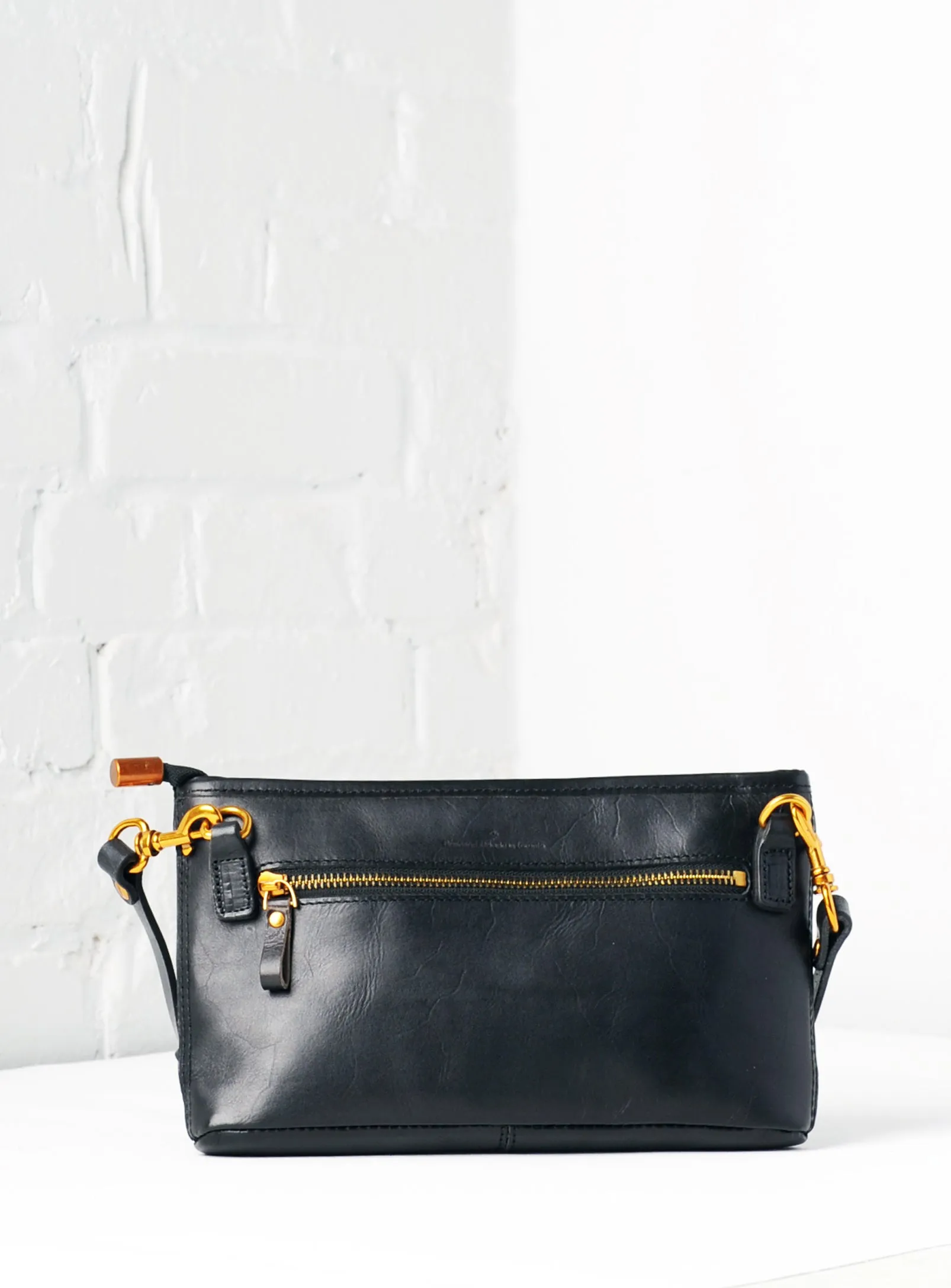 Origami Clutch / Crossbody Bag - Black
