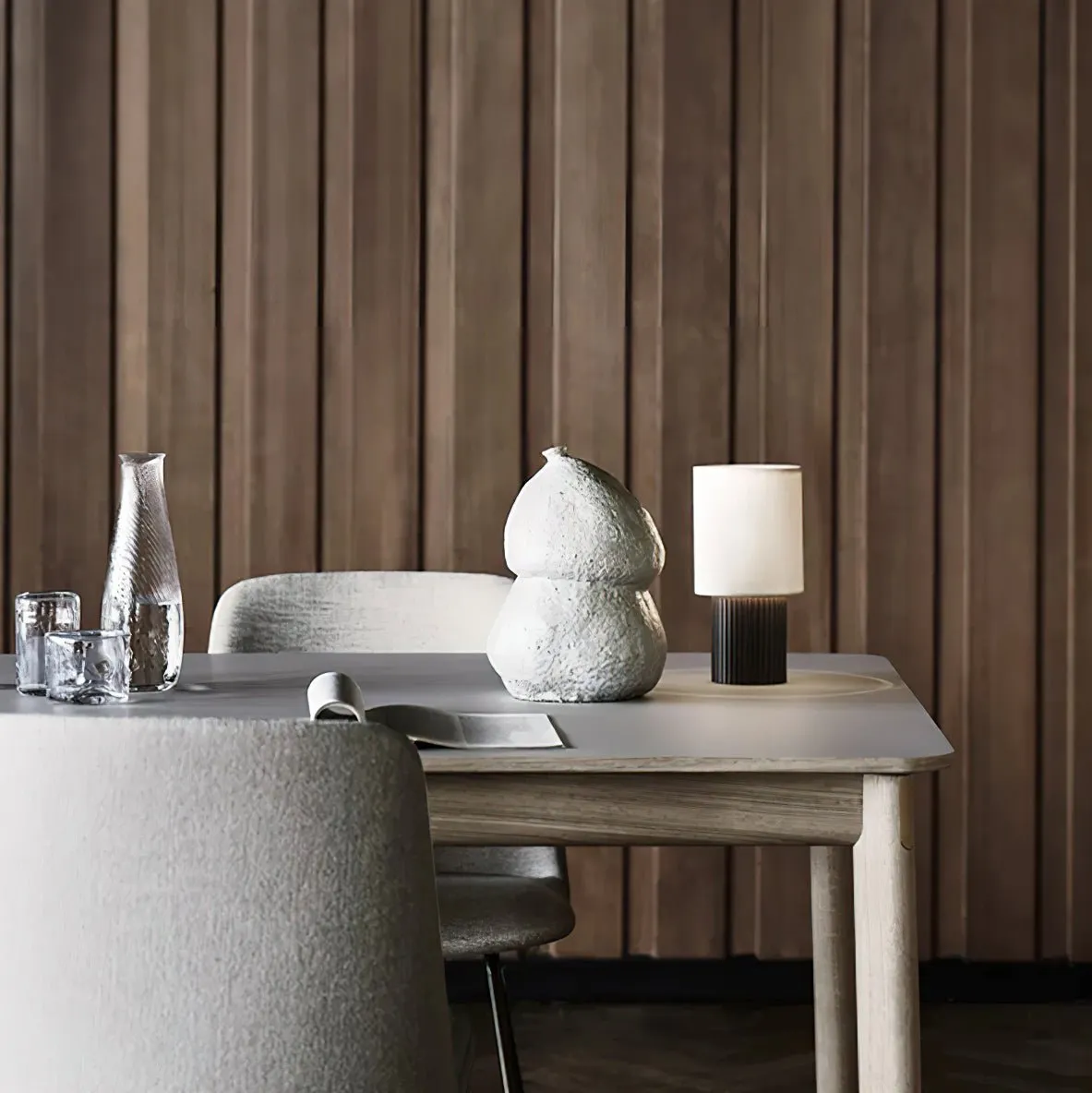Orlo Ribbed Table Lamp