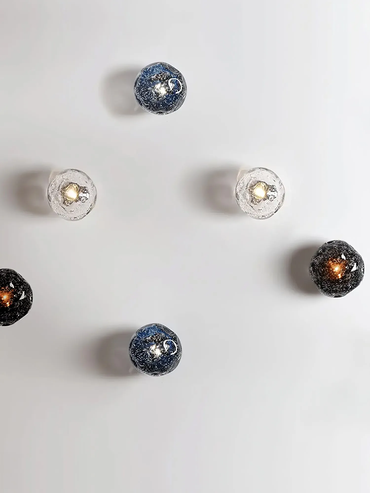 Orrin Molten Glass Wall Light