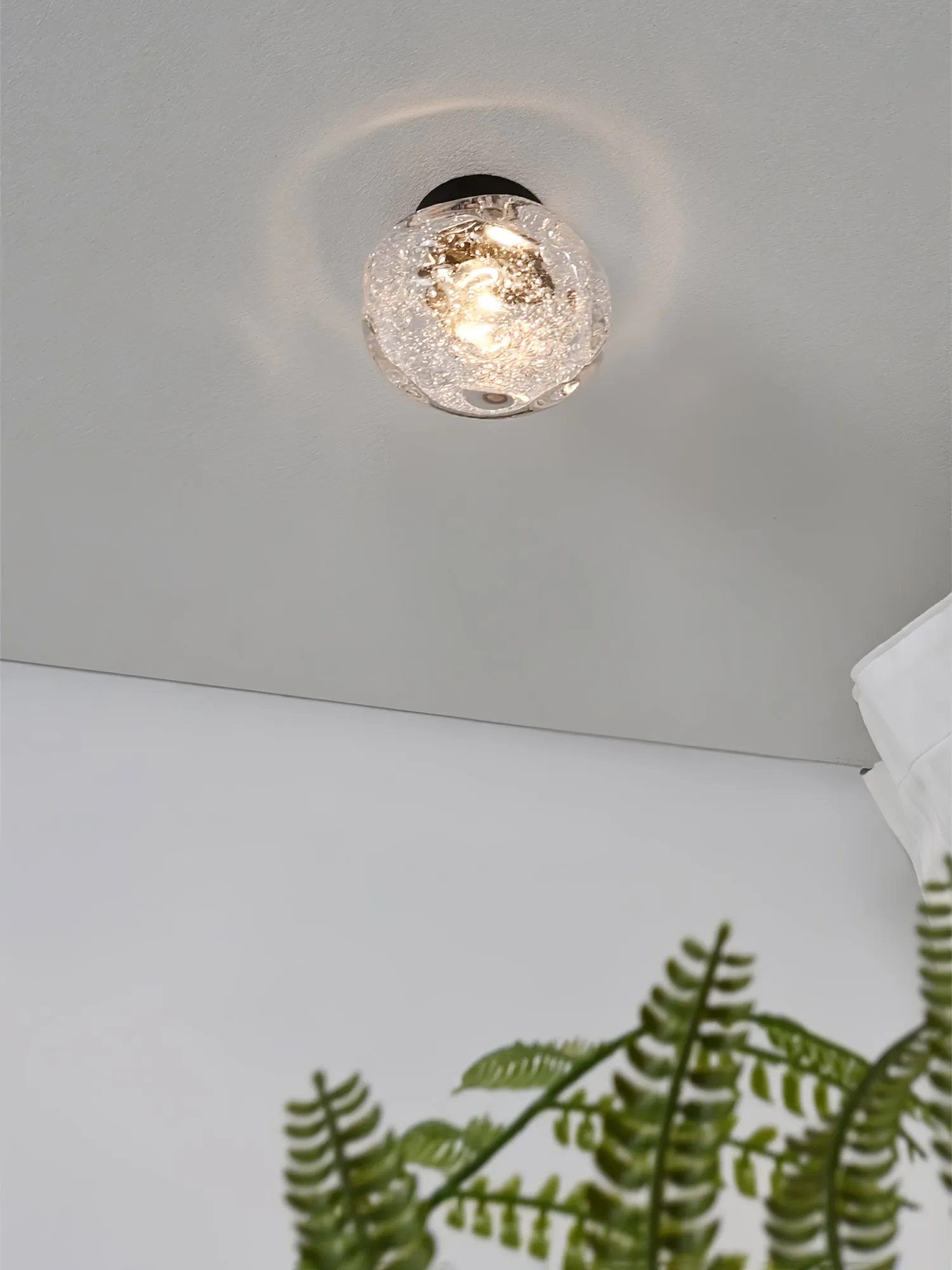 Orrin Molten Glass Wall Light