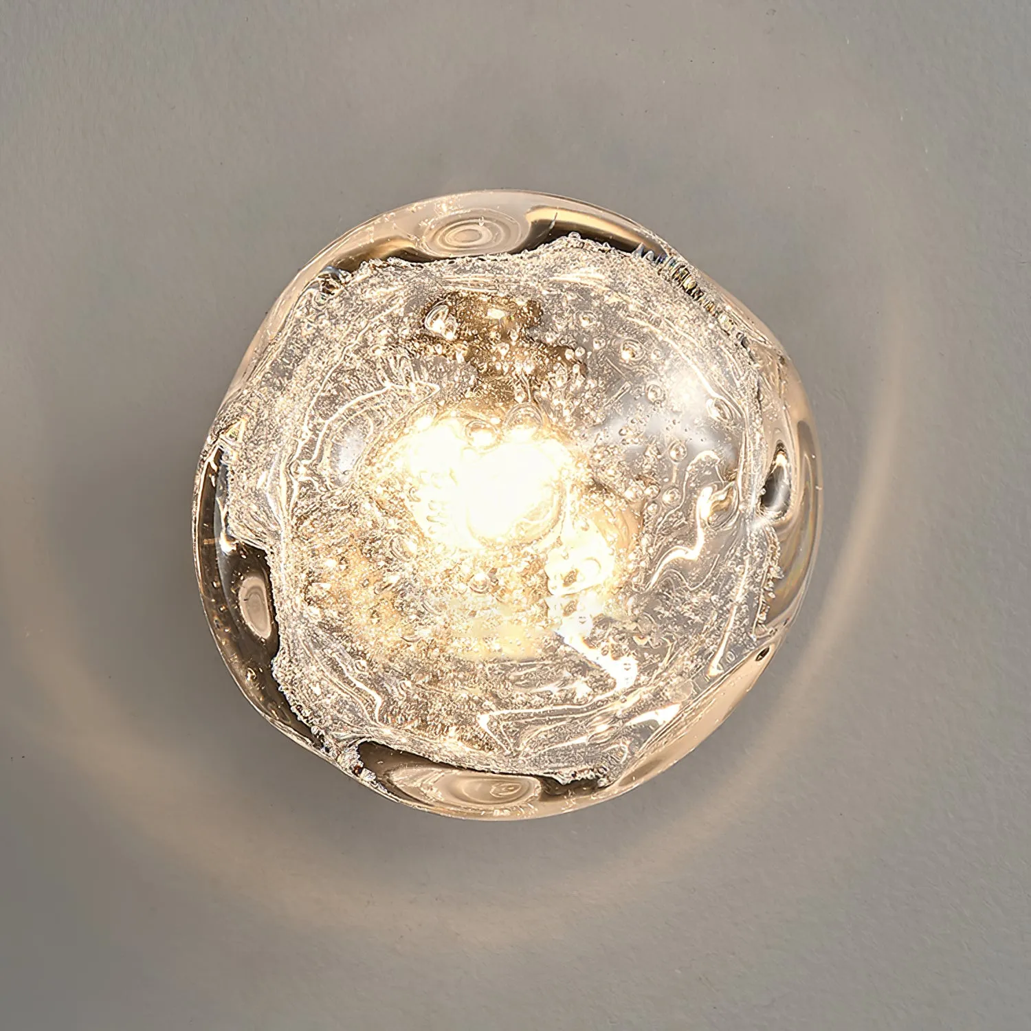 Orrin Molten Glass Wall Light