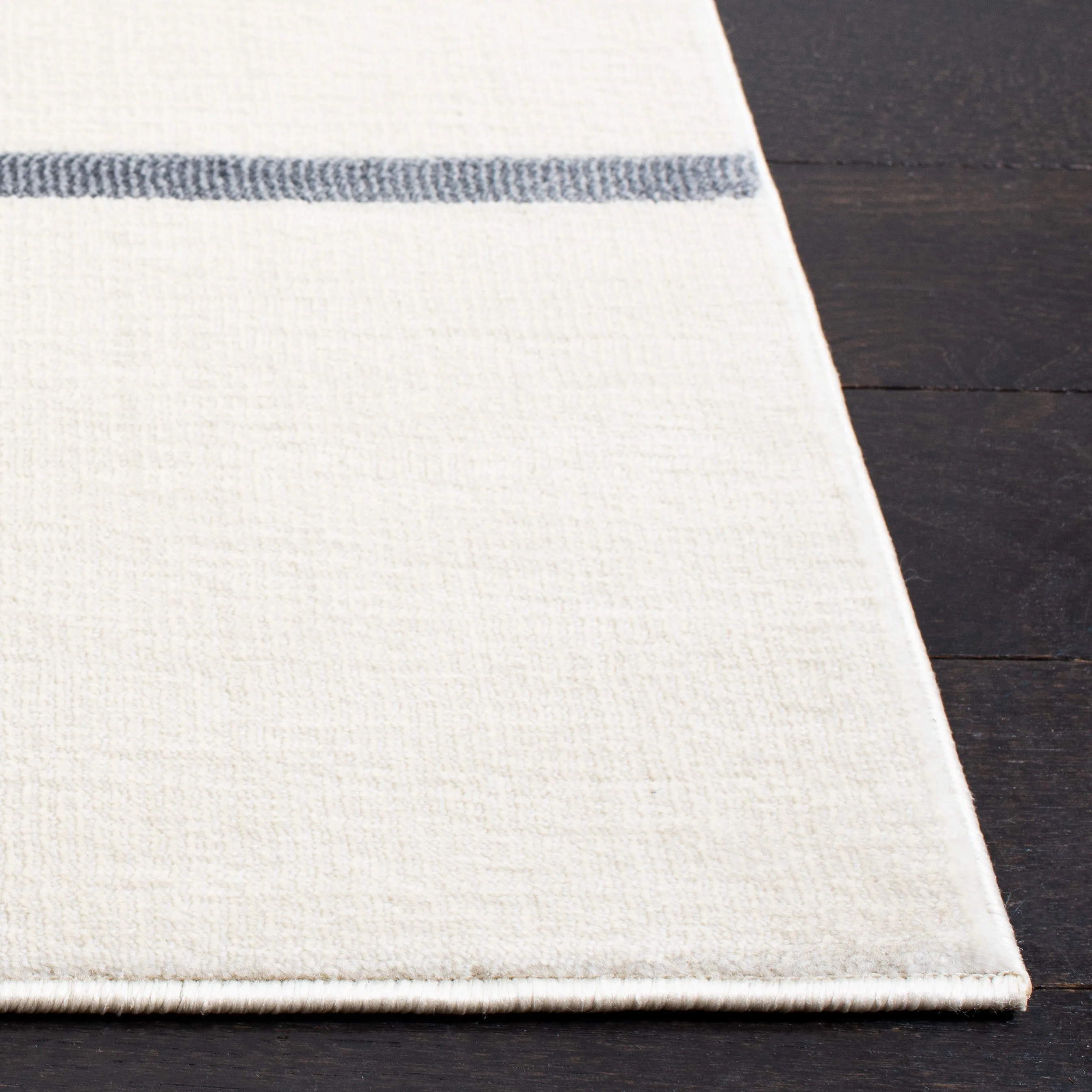 Orwell Machine Made Area Rug, Ivory / Grey Contemporary Style Easy Care