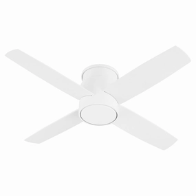 Oslo Hugger 44"Ceiling Fan White Huggers FANS outlet store