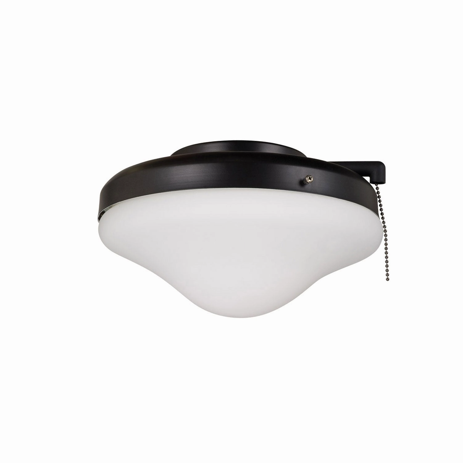 Outdoor LED Fan Light Kit in Flat Black Outdoor Ceiling Fans discount