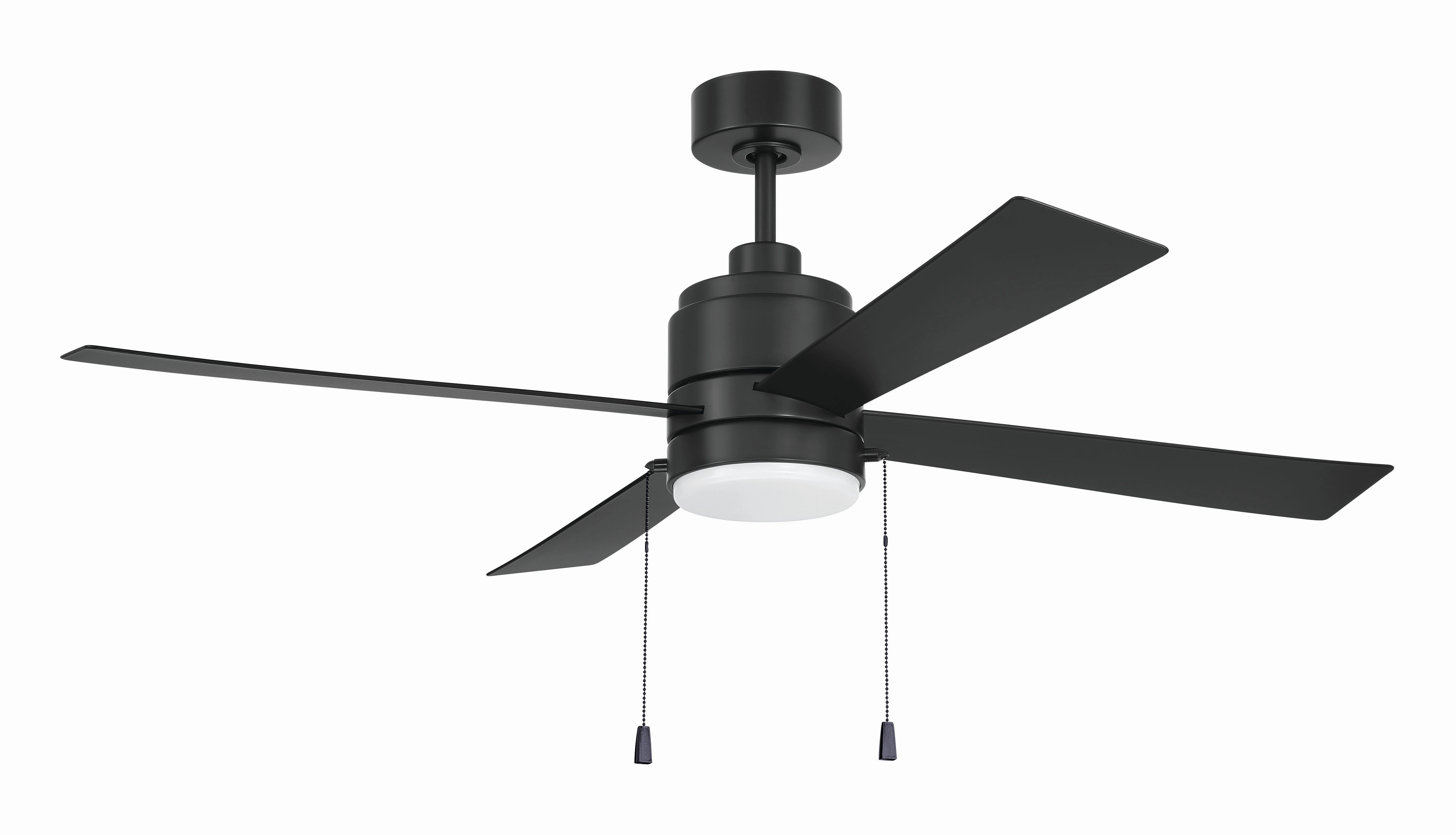 Outdoor McCoy 52 4 Blade with Pull Chains 52"Ceiling Fan Flat Black Exterior Fans FANS clearance sale