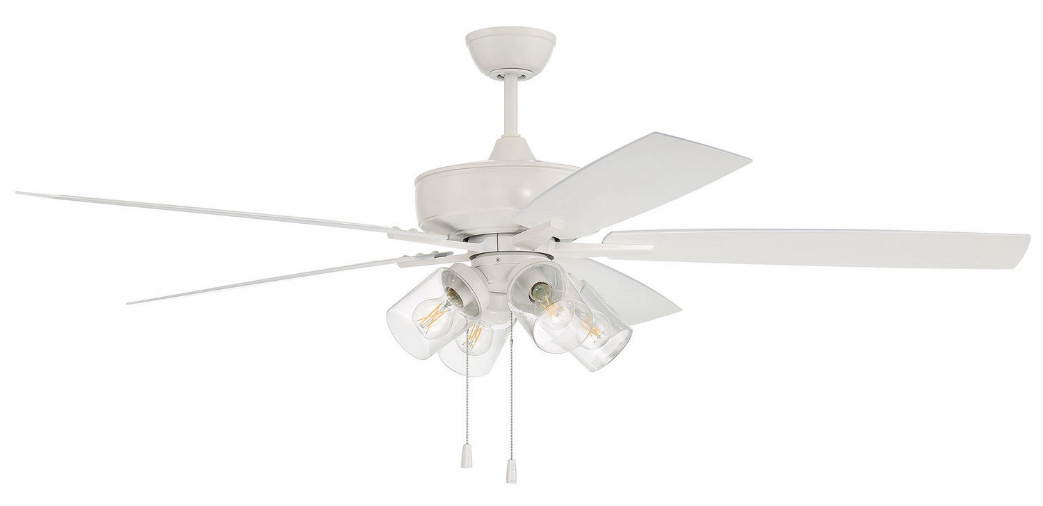 Outdoor Super Pro 104 60" Outdoor Ceiling Fan in White Outdoor Ceiling Fans discount