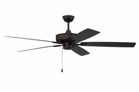 Outdoor Super Pro 60 60"Ceiling Fan Flat Black Exterior Fans FANS clearance sale