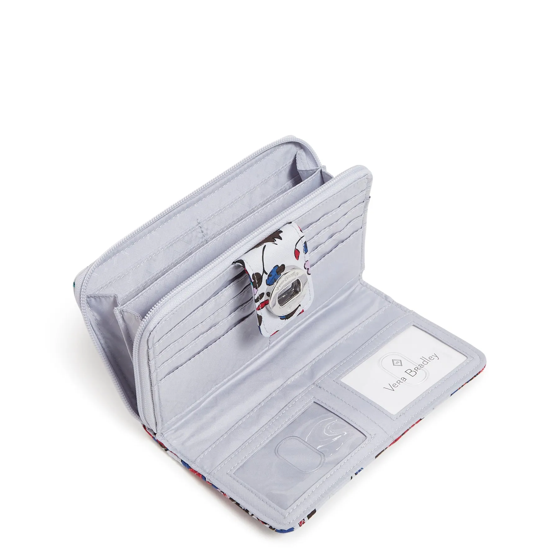 Outlet Cotton Turnlock Wallet