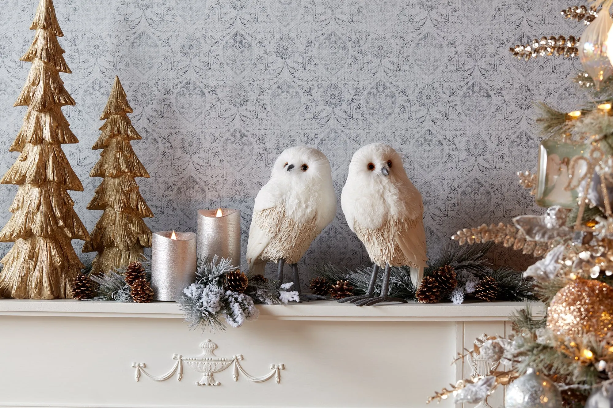 Owl (Set fo 2) 12.5"H Foam