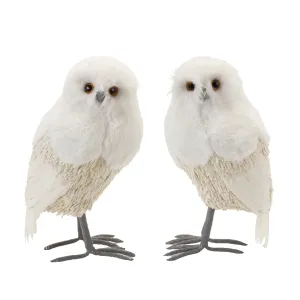 Owl (Set fo 2) 12.5"H Foam Festive Decor online outlet