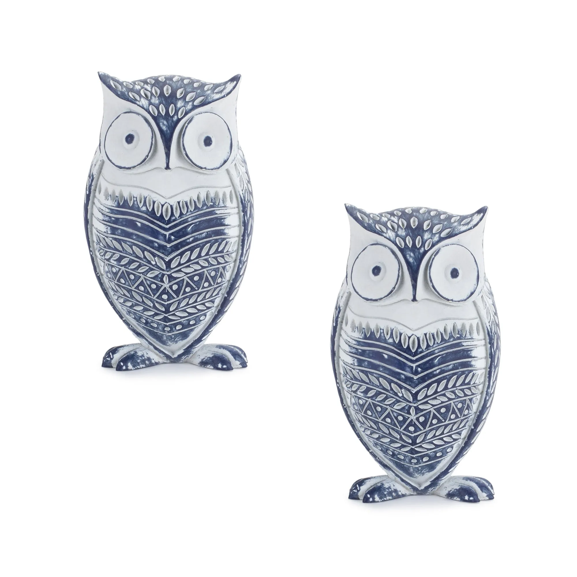 Owl (Set of 2) 7"H Resin Affordable Holiday Accessories