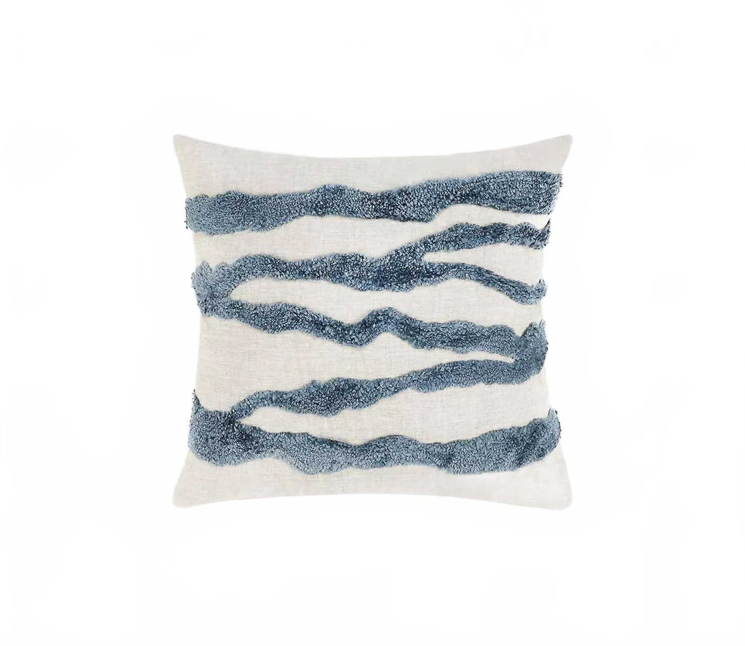 Paige Hand Tufted Pillow In Capri Blue Throw Pillows sofa decor deals